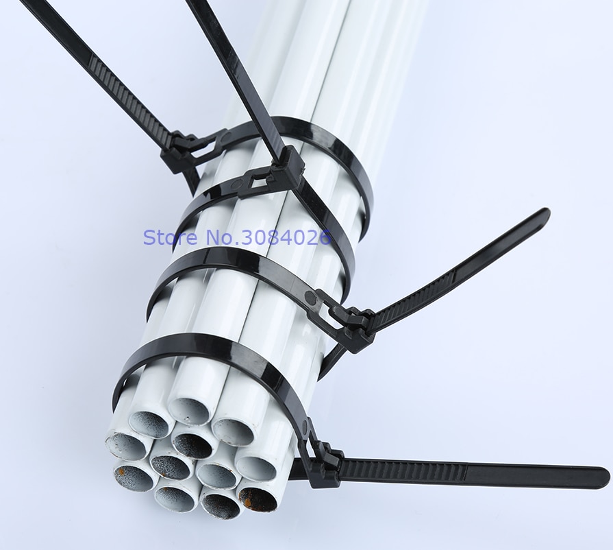 Releasable öƽ Ϸ ̺ Ÿ 150mm 100pcs Ȱ öƽ ̺ ̾      ȣ Ÿ ڵ Ʈ/Releasable Plastic Nylon Cable ties 150mm 100pcs Recycle